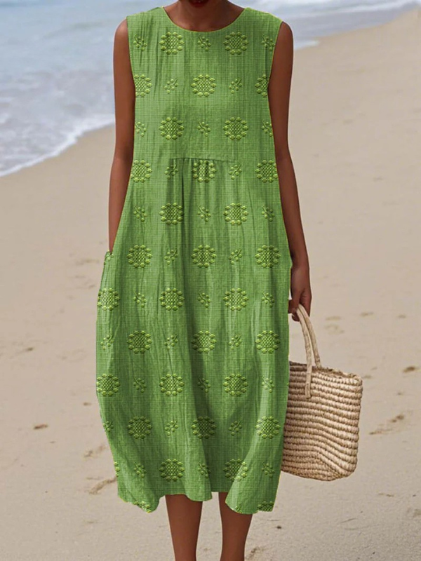 Sara™ Midi-Kleid mit Muster