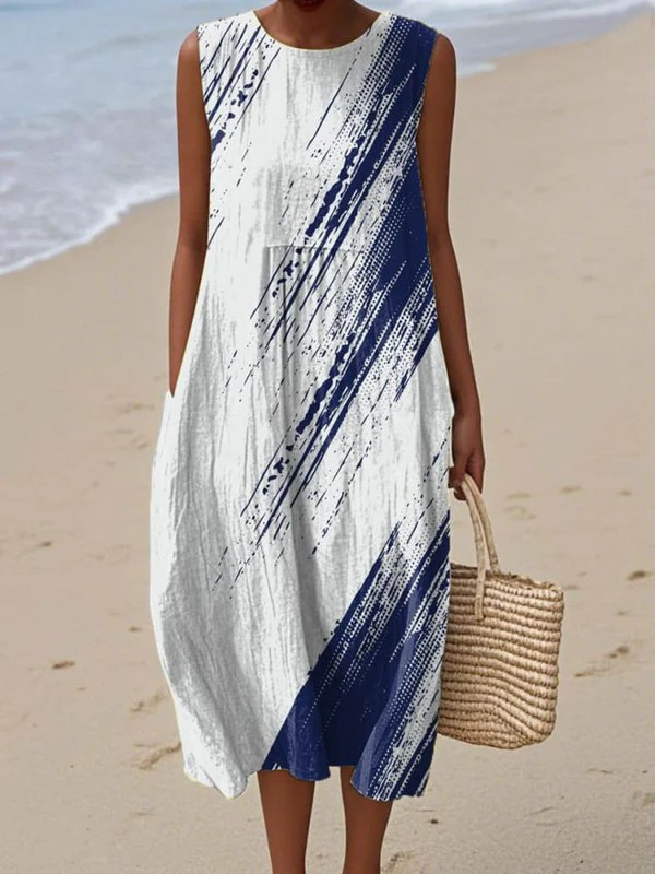 Elena - Stilvolles Midi-Kleid für den Alltag