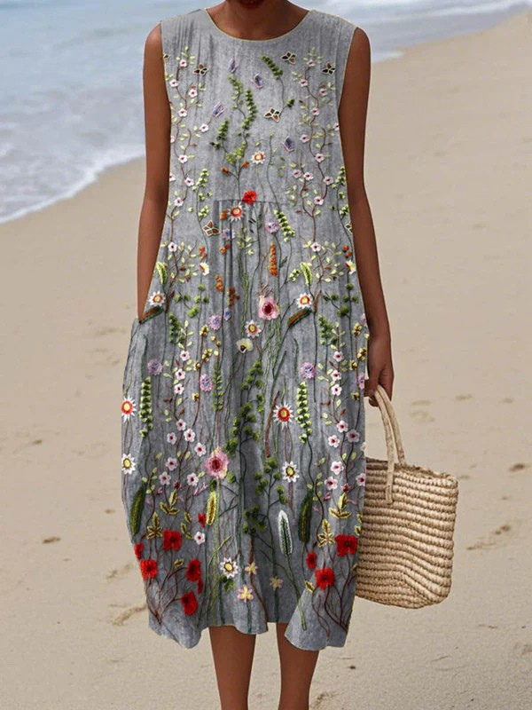 Aria - Midi Dress for All-Day Comfort