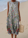 Cara™ Midi-Kleid im Wildblumen-Muster
