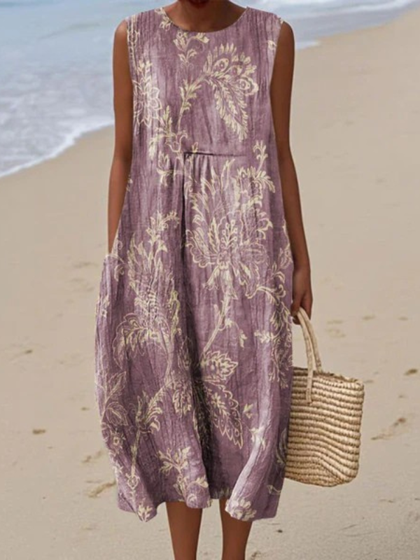 Celine - Sommerliches Midi-Kleid für den täglichen Gebrauch