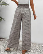 Sommerfeld | Lisette Geometrisch Gemusterte Weitbeinige Hose