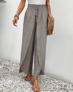 Sommerfeld | Lisette Geometrisch Gemusterte Weitbeinige Hose