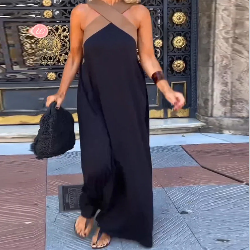 Salve™ - Elegantes Kleid mit Kontrastakzenten
