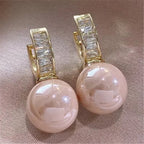 Blush-Perlen-Ohrringe zur Brustkrebsaufklärung | Jetzt 1+1 GRATIS!
