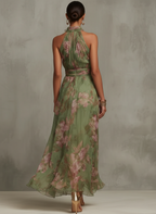 Savenora | Elegantes Blumenmuster-Sommerkleid