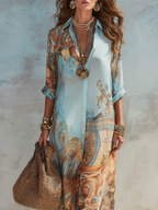 Marielle | Mediterranes Maxikleid