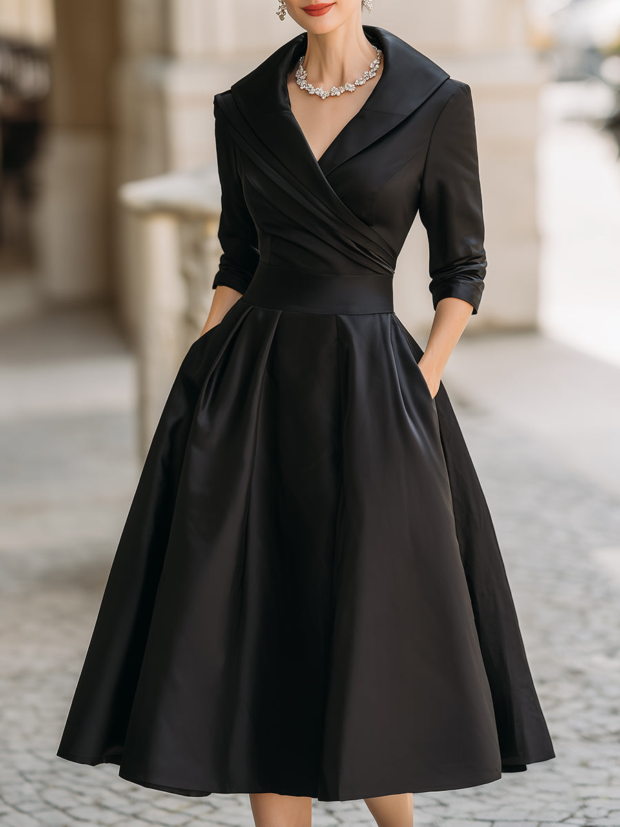 Lea™ - Stilvolles Midikleid mit feiner Eleganz