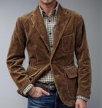 Andrei Corduroy Jacket and Vest Ensemble