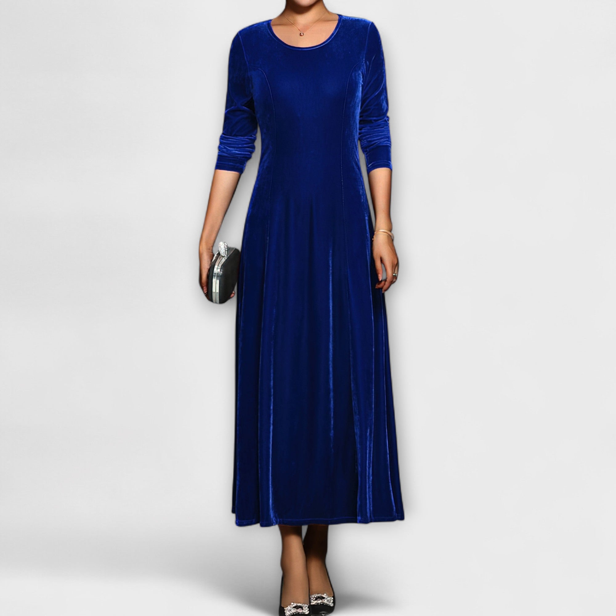 Marilou™ – Elegantes Samtkleid für luxuriösen Stil