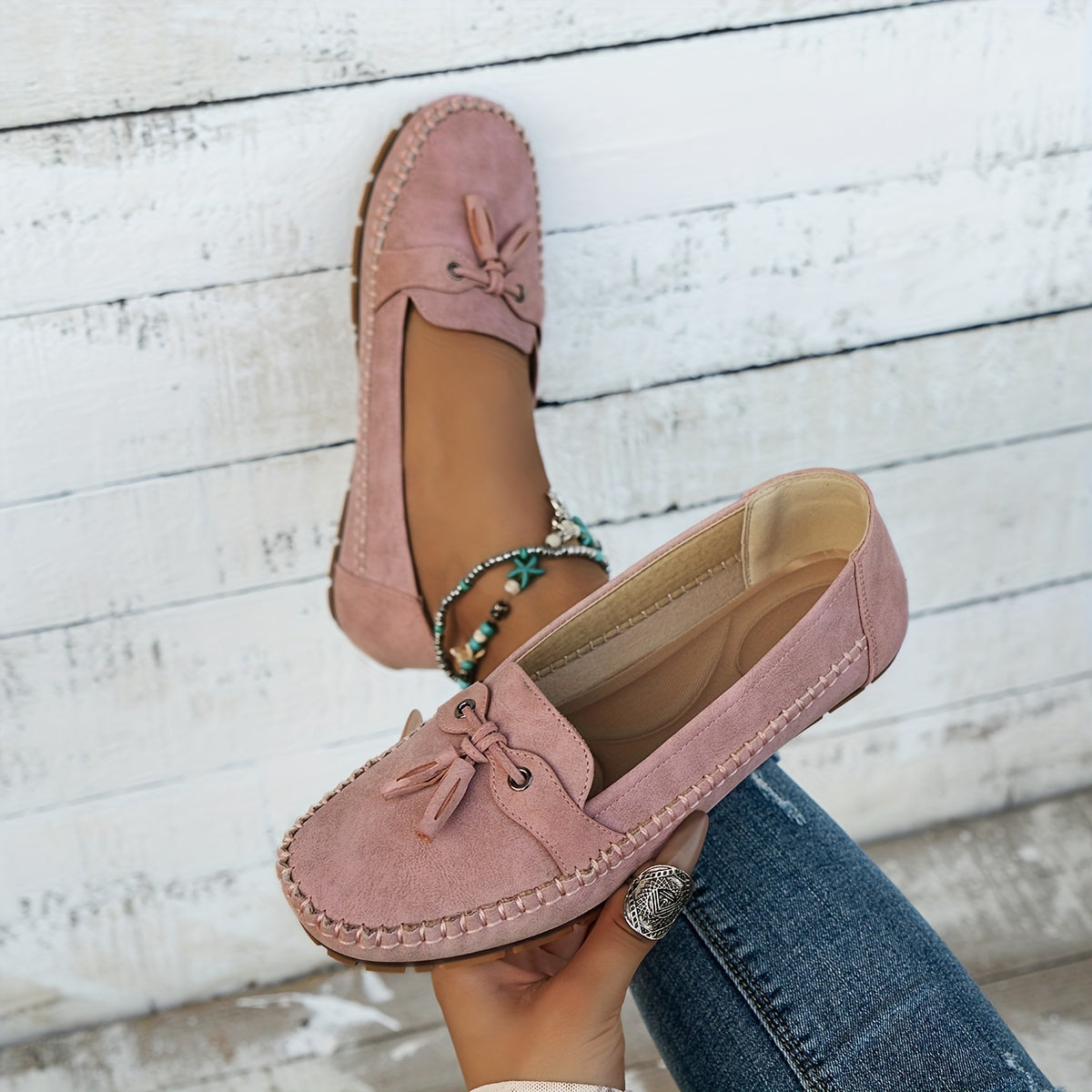 Savenora | Klassische Loafers mit Quastenakzenten