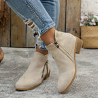 Sommerfeld™ | Elegante Wildleder-Stiefel mit Absatz