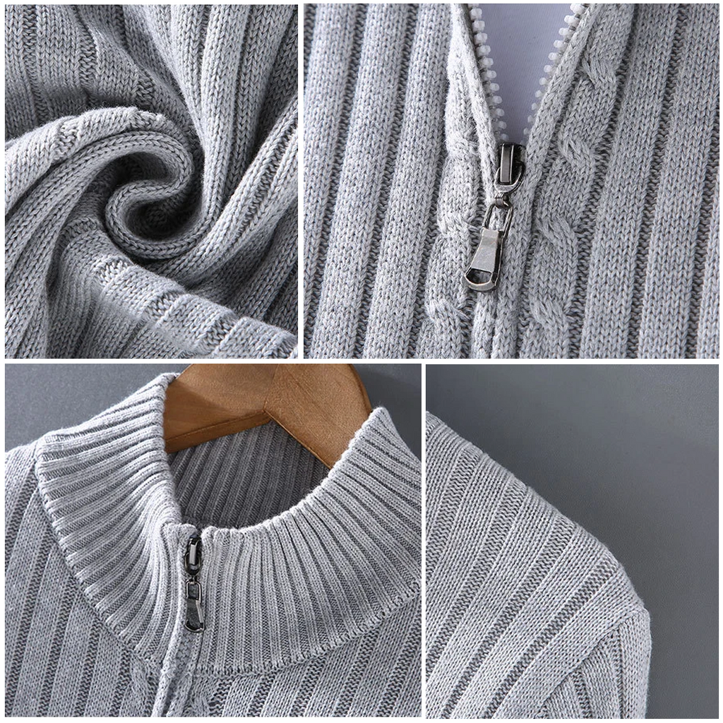 Ruben™ | Legere Zip-Up Cardigan
