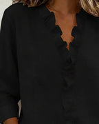 Beatrice | Elegante Bluse mit V-Ausschnitt