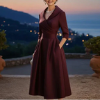 Lea™ - Stilvolles Midikleid mit feiner Eleganz