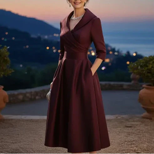 Lea™ - Stilvolles Midikleid mit feiner Eleganz