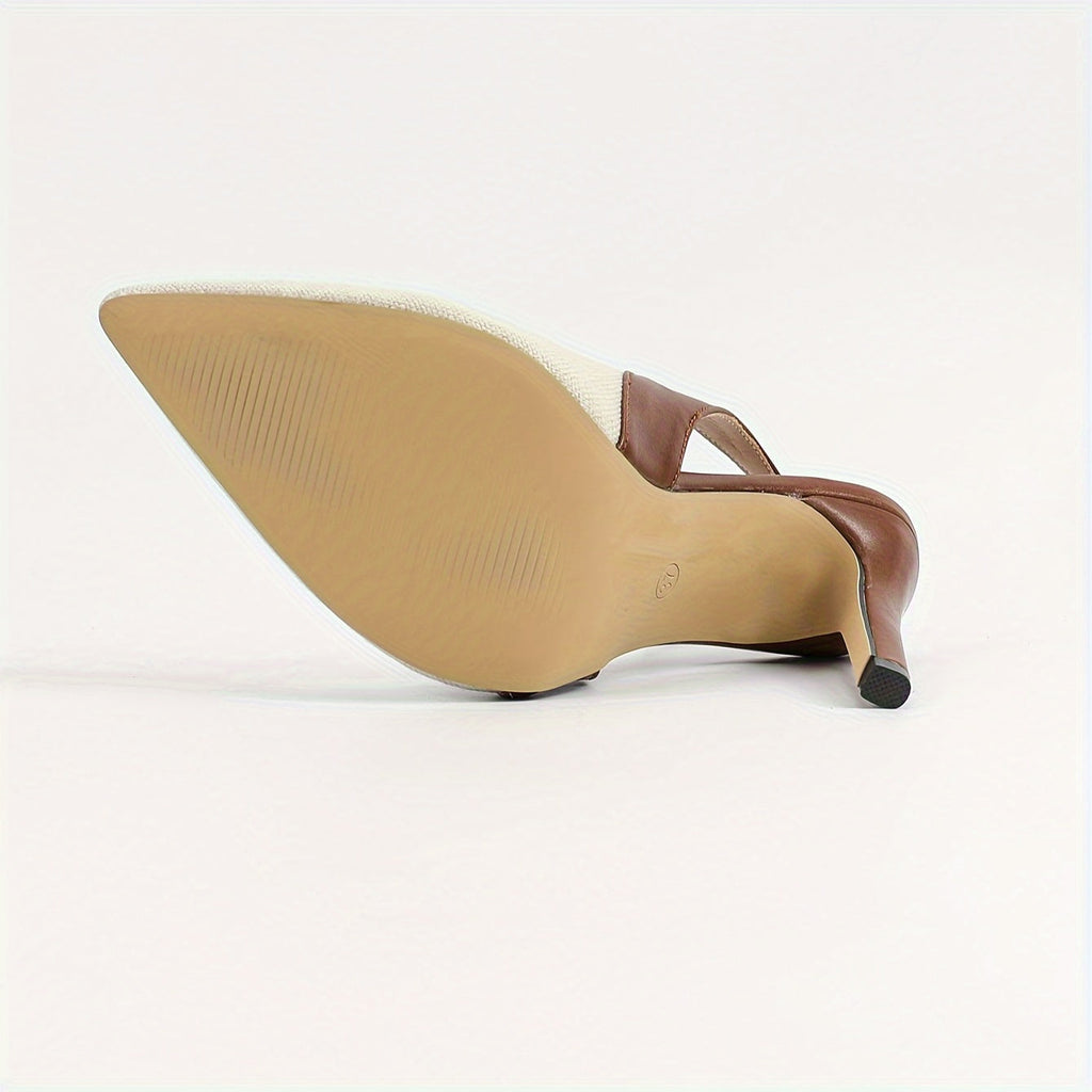 Sommerfeld™ | Kontrastierende Slingback-Heels