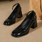 Sommerfeld™ | Patent Leather Strappy Heels