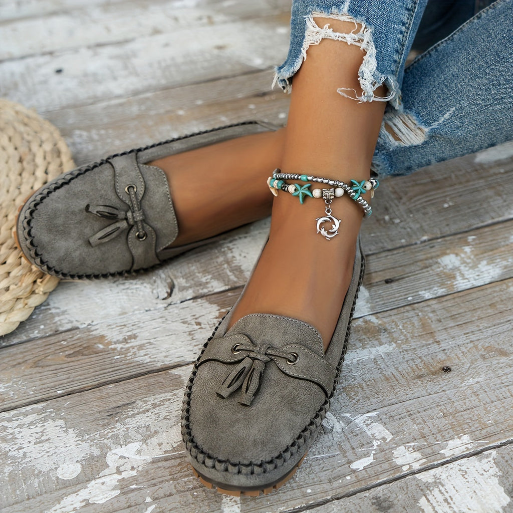 Savenora | Klassische Loafers mit Quastenakzenten