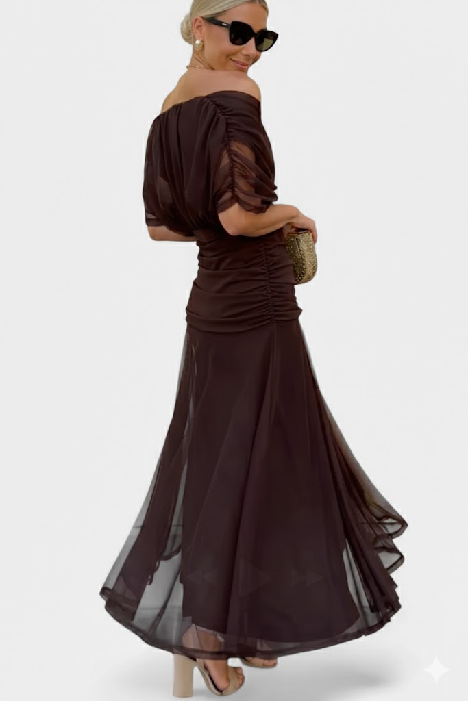 Velora™ | Langärmliges Floral Kleid mit V-Ausschnitt