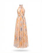 Savenora | Halter Neck Maxi Dress