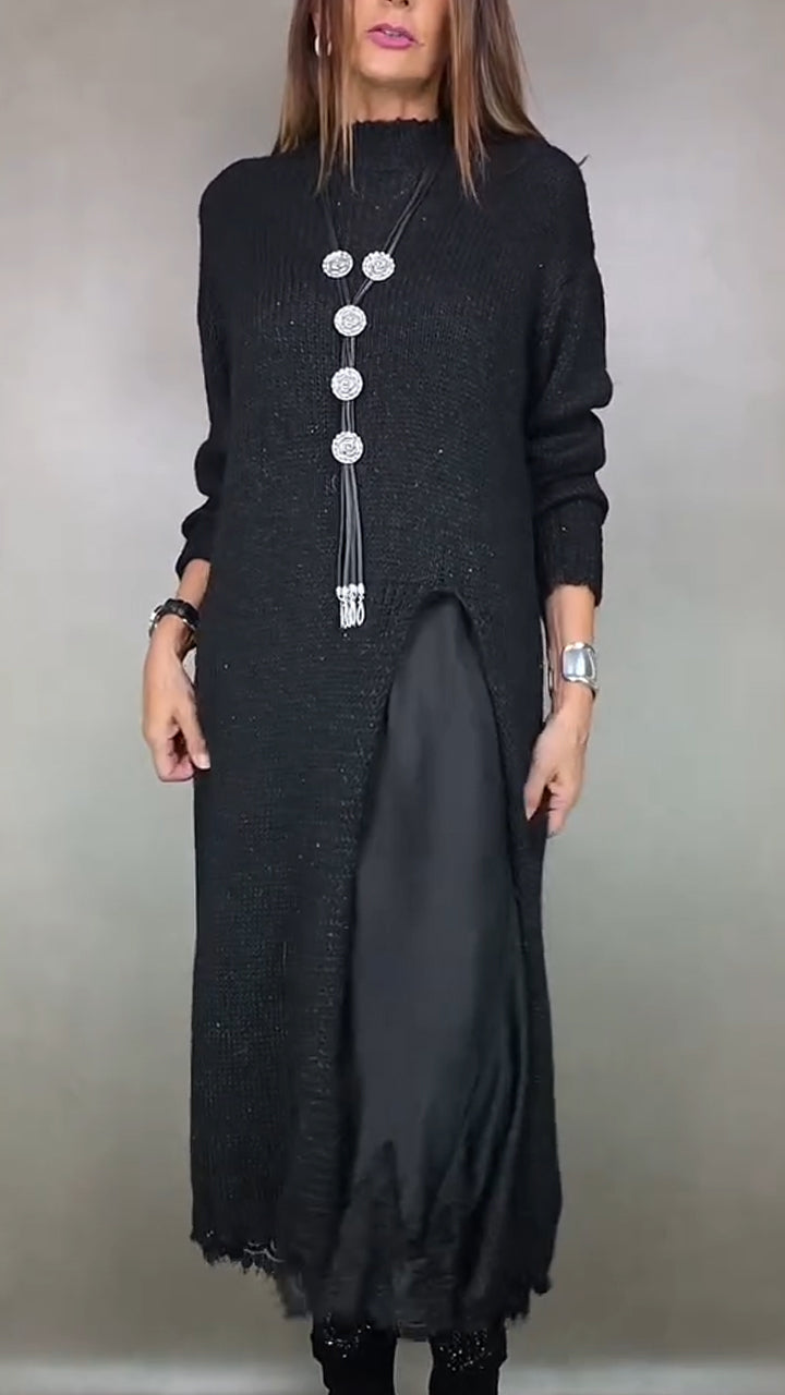 Artone™ - Elegantes Zweiteiliges Set: Langer Pullover und passendes Kleid