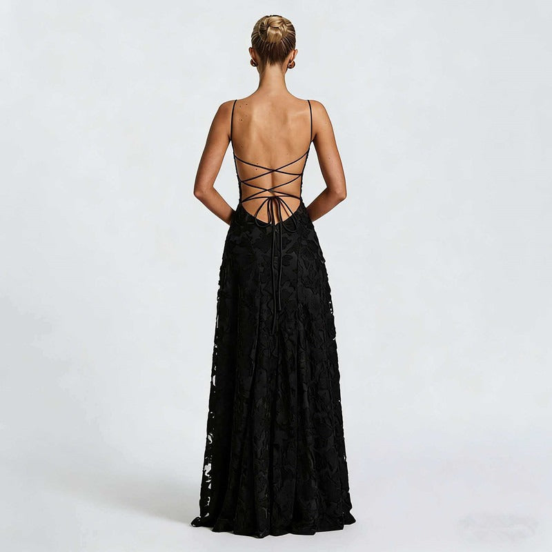 SOFIA | Elegantes Spitzen-Maxi-Kleid für besondere Anlässe