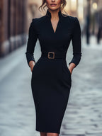 Vistara™ - Elegantes Kleid mit Taillengürtel