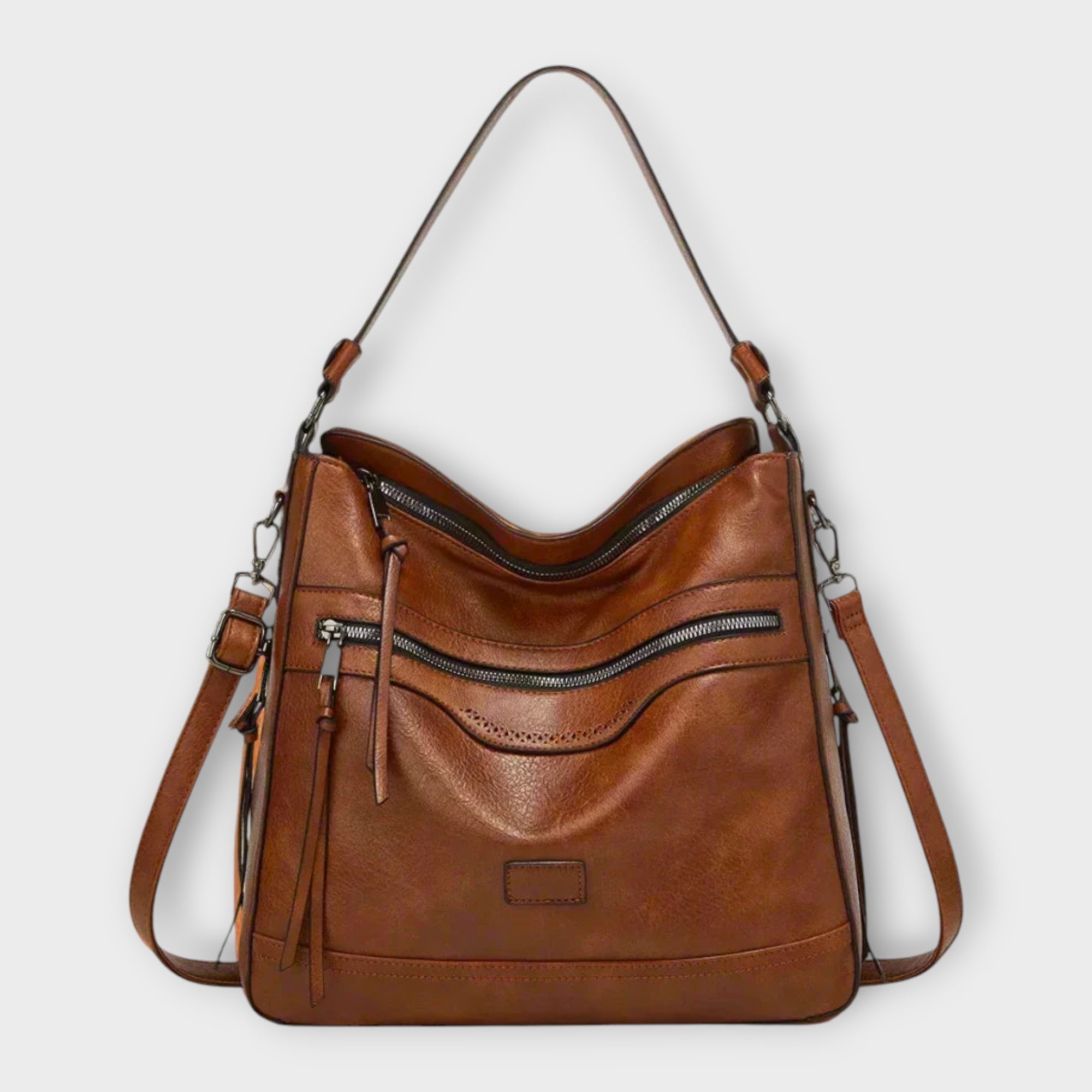 Olivia - Klassische Retro Schultertasche