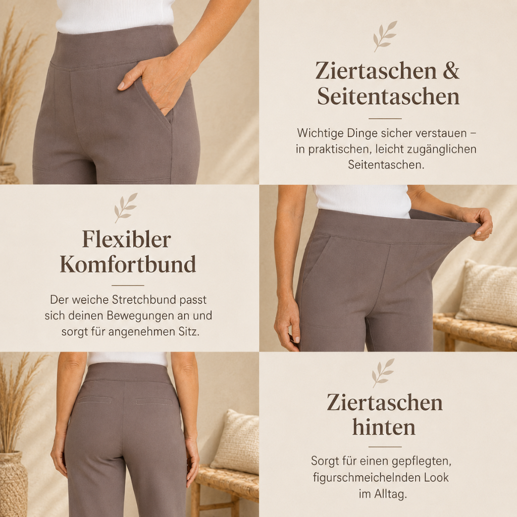 Lenara | Die bequeme Stretchhose für jeden Tag (1+1 GRATIS)