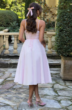 MAILEEN | Elegantes Midi-Kleid mit Korsett-Design