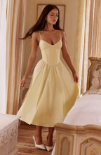 MAILEEN | Elegantes Midi-Kleid mit Korsett-Design
