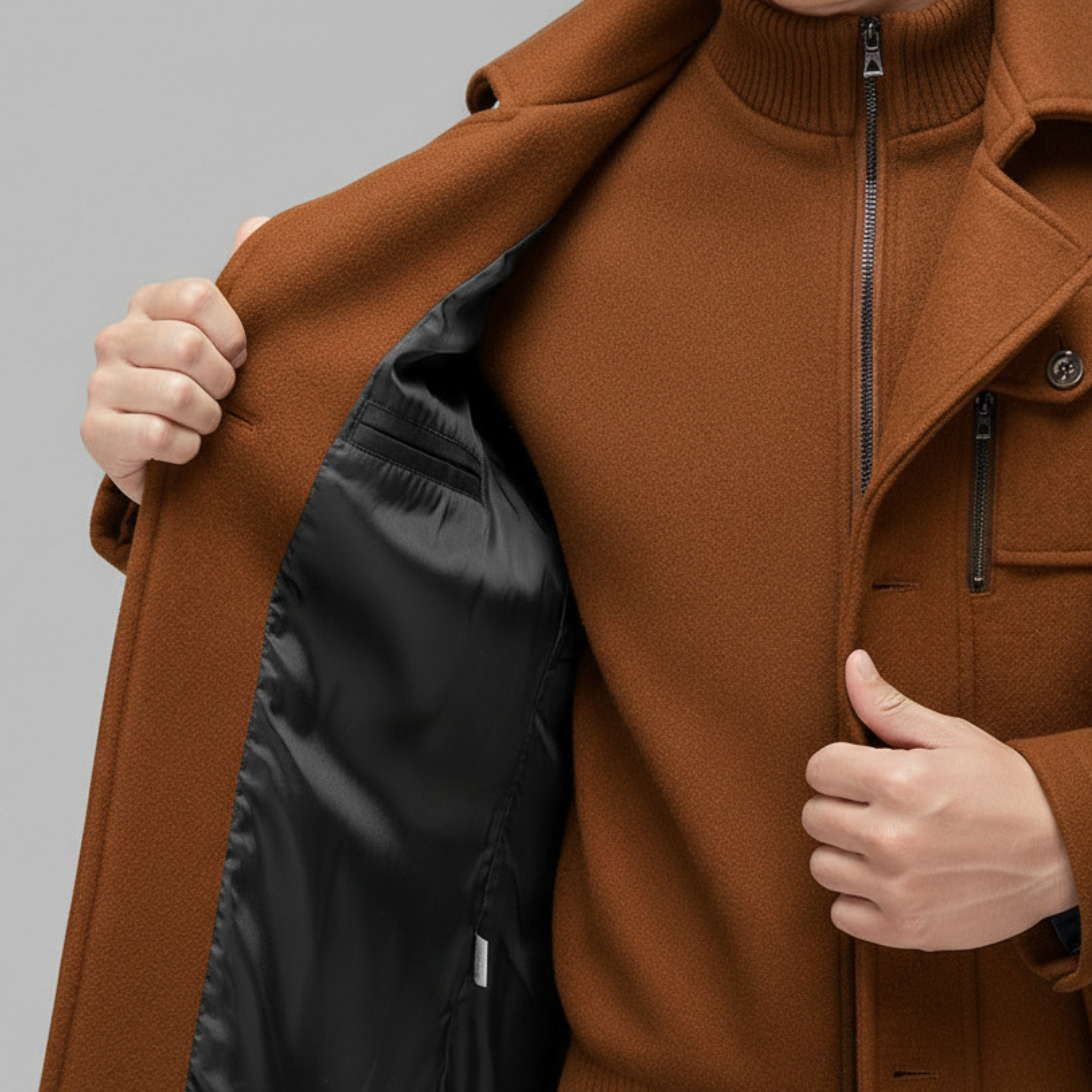 Max's Sophisticated Gentleman Overcoat