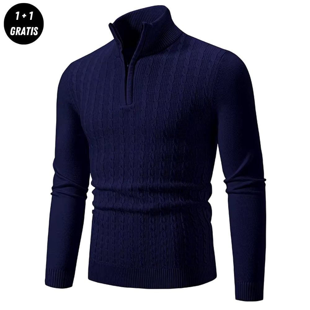 Sommerfeld™ | Stilvoller Herren Zip-Up Pullover