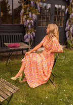 Erika™ - Stilvolles und Bequemes Blumenkleid