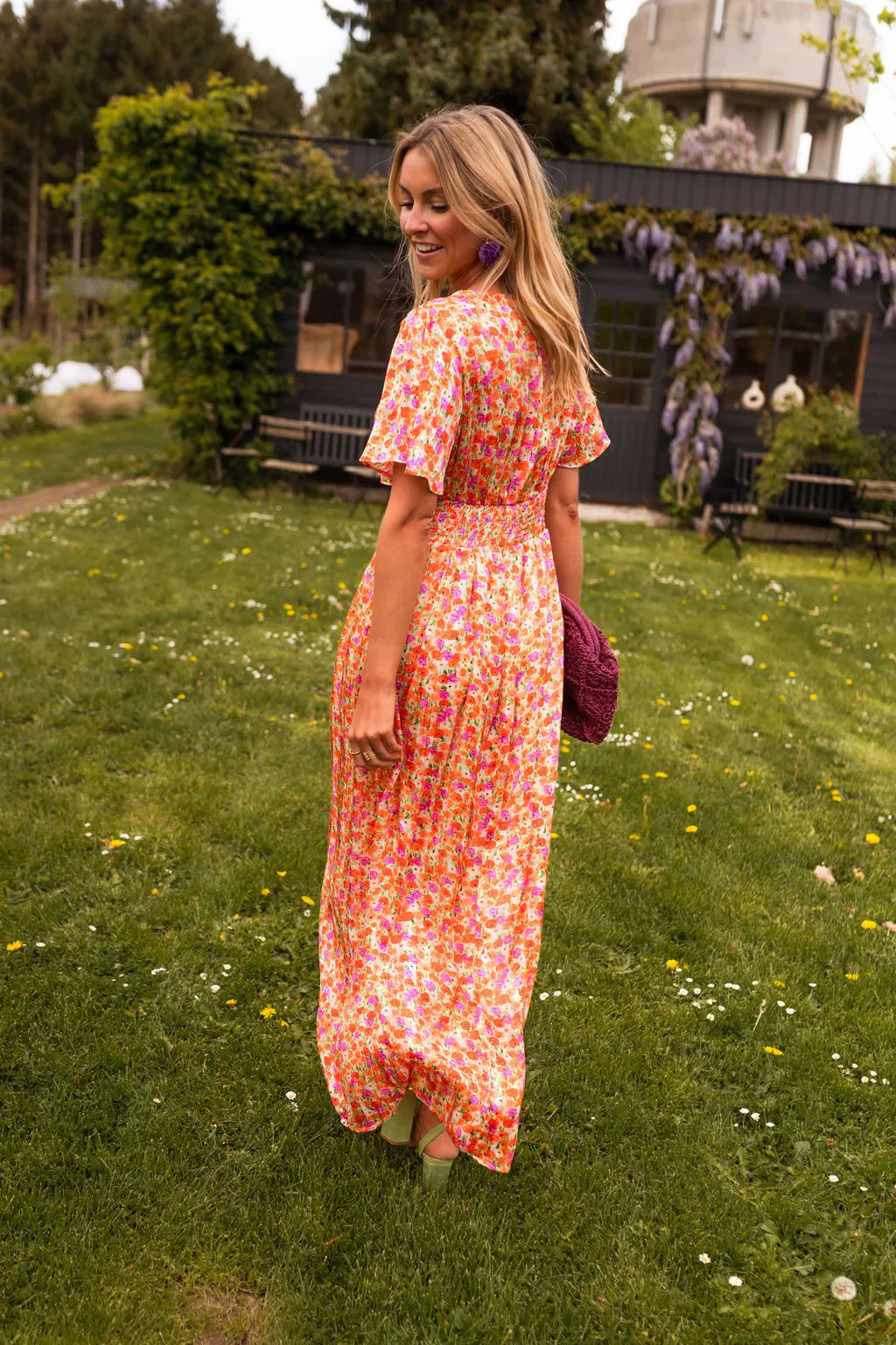 Erika™ - Stilvolles und Bequemes Blumenkleid