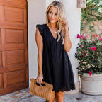 Elspeth™ – Sommerkleid mit Taschen, Spitzen-Details und integrierten Shorts