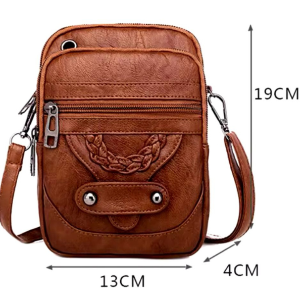 Alva | Stylish Leather Crossbody Bag