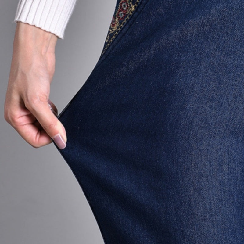 Sommerfeld | Damenjeans mit elastischem Bund und praktischen Seitentaschen
