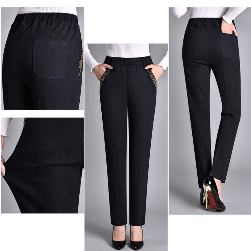 Sommerfeld | Damenjeans mit elastischem Bund und praktischen Seitentaschen