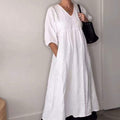 Willia™ – Elegantes V-Ausschnitt-Kleid für höchsten Tragekomfort