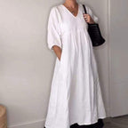 Willia™ – Elegantes V-Ausschnitt-Kleid für höchsten Tragekomfort