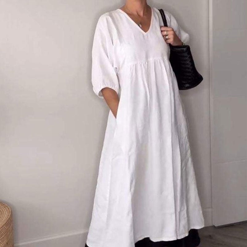 Willia™ – Elegantes V-Ausschnitt-Kleid für höchsten Tragekomfort