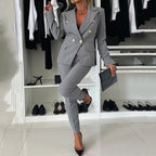 Sommerfeld | Damen-Doppelreiheranzug mit eleganter, schmaler Hose