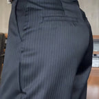 Sommerfeld | Elegante, figurbetonte Hose mit Streifen