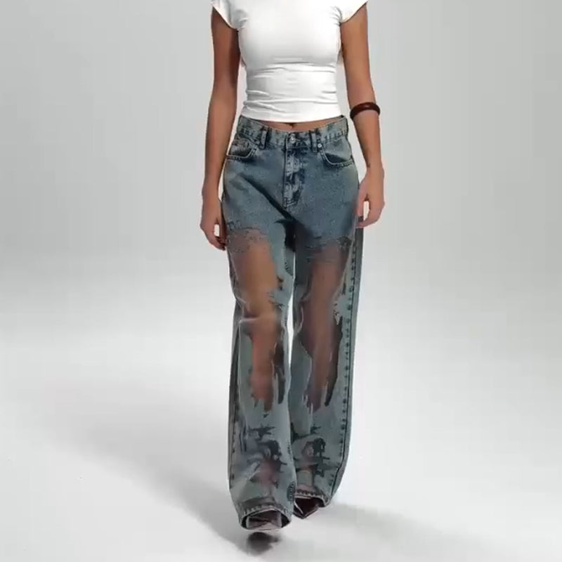 Sommerfeld | Retro Mesh Patchwork Denim