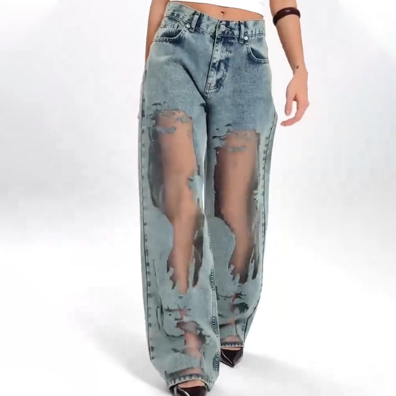 Sommerfeld | Retro Mesh Patchwork Denim