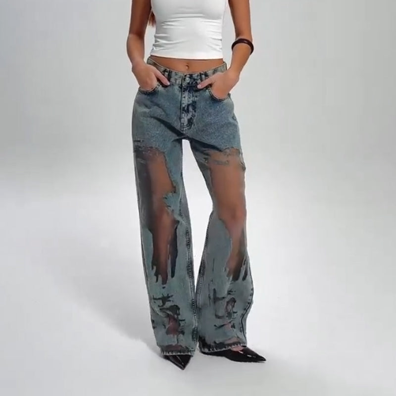 Sommerfeld | Retro Mesh Patchwork Denim