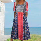 Sandra™ – Elegantes Boho-Kleid mit Print für Frauen