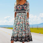 Sandra™ – Elegantes Boho-Kleid mit Print für Frauen